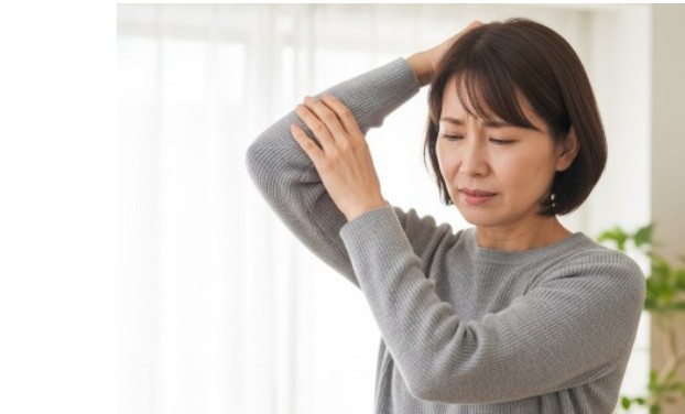 《四十肩・五十方でお悩みの方》、必見です！4ヶ所の原因から改善　|　廿日市整体【瞬楽道】